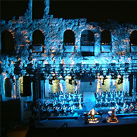 MLA3（美國美嘉聲音響McCauley）應(yīng)用于2004年帕瓦羅蒂希臘雅典演唱會